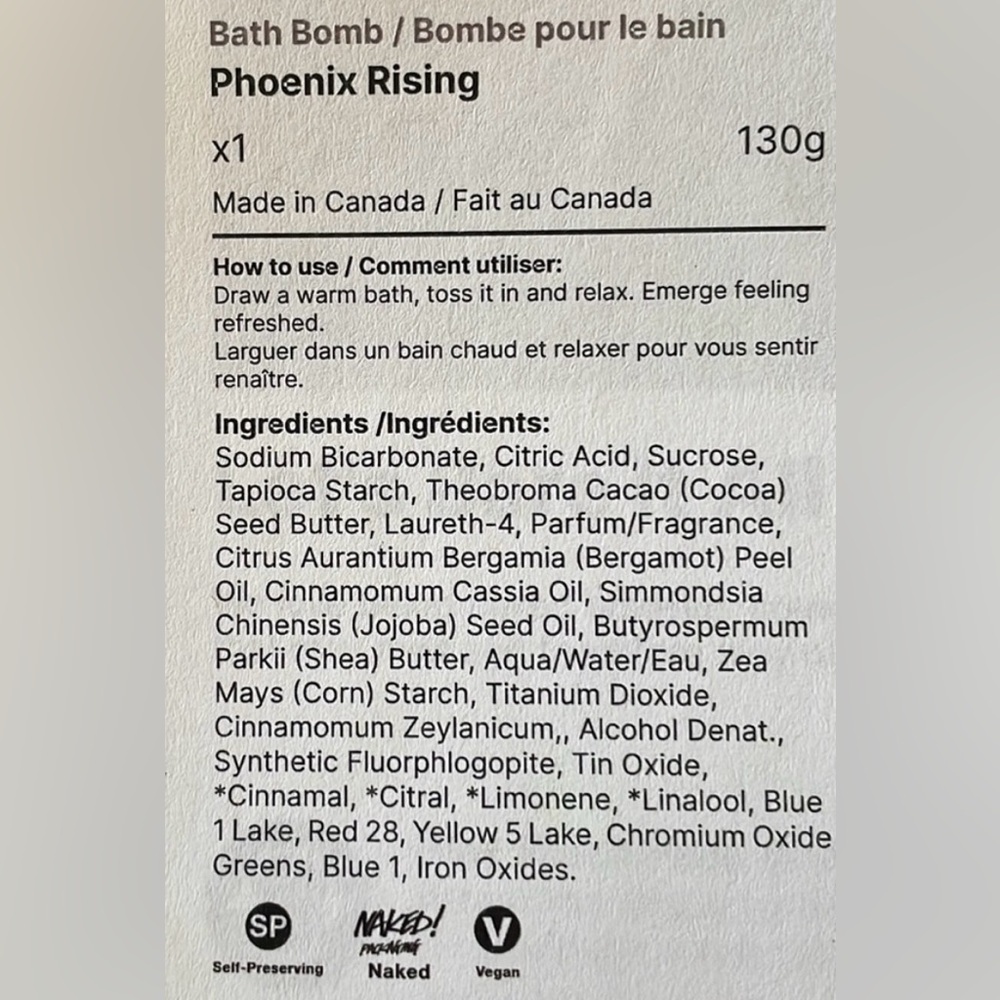 LUSH Phoenix Rising Bath Bomb - Picture 2 of 3